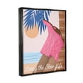thumbnail image 4 of Stupell Industries Slow Life Coastal Cowgirl Landscape Painting Black Floater Framed Canvas Art Print Wall Art, 17 x 21, 4 of 10