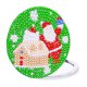thumbnail image 1 of Espejo Bolsillo Diamante Doble Cara Con Forma Especial Papá Noel Animal Navidad, 1 of 9