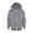 A-Grey216, variant on Kids Zip Up Hoodies Boys Girls Long Sleeve Sweatshirts Unisex Solid Color Loose Fit Track Jacket 3-12Y