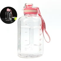 VQPeo Water Jug with Flip-top Lid and Handle Strap, Leak-proof Reusable Large Capacity Wide Mouth Water Bottle for Outdoor Sports Fitness Gym Hiking