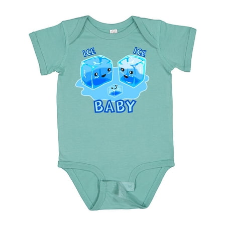 

Inktastic Ice Ice Baby Gift Baby Boy or Baby Girl Bodysuit