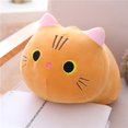 thumbnail image 1 of 25/100cm Cute Soft Cat Plush Pillow Sofa Cushion Kawaii Plush Toy Stuffed Cartoon Animal Doll for Kids Baby Girls Lovely GiftAuburn25cm Deng Xun unisex, 1 of 2