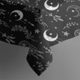 thumbnail image 4 of Black White Gothic Dreamcatcher Moon Star Rectangle Tablecloth 60"x120",Waterproof Polyester Rectangle Table Cloth, Wipeable Spillproof Polyester Tablecloth for Dining, Camping, Indoor and Outdoor, 4 of 5