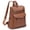 A-Brown, variant on Laptop Backpack for Women 13.3 inch,Travel Leather Backpack Purse,Professional Water-Resistant College Business Work Casual Daypack