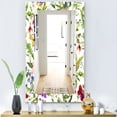 thumbnail image 4 of DESIGN ART Designart 'Pink Blossom 49' Traditional Mirror - Printed Wall Mirror 27.6 in. wide x 39.4 in. high, 4 of 5
