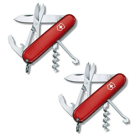 Victorinox Swiss Army CyberTool 34 Multitool Knife (Red Translucent) 2 pcs