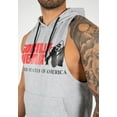 thumbnail image 3 of Rogers Hooded Tank Top - Gray Melange, 3 of 8
