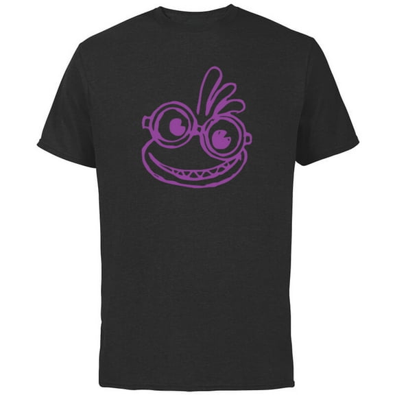 Disney Pixar Monsters University Randy Boggs Sketch T-Shirt - Short Sleeve Cotton T-Shirt for Adults - Customized-Black