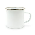 thumbnail image 1 of Weddingstar Plain White Enamel Stainless Steel Coffee Mug, 1 of 3