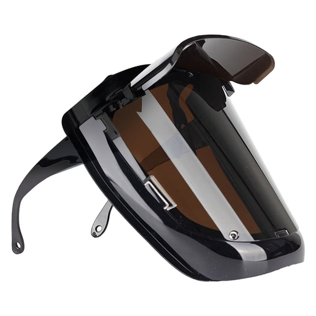 Usar casco de soldadura Gafas de soldador de protección completa Resistente al prueba de salpicaduras Protector facial de soldadura, Marrón Sunnimix escudo de soldadura