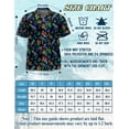 thumbnail image 2 of Colorful Gecko Hawaiian Shirt for Men, Tropical Style, Button Down Summer Beach Short Sleeve, Sizes S-5XL, 2 of 4