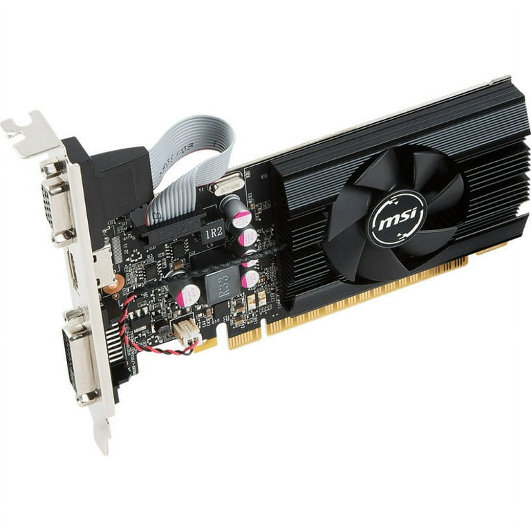 MSI NVIDIA GeForce GT 710 1GB GDDR5 VGA/DVI/HDMI Low Profile PCI