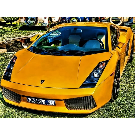 Lamborghini Gallardo CANVAS or PRINT WALL ART