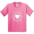 thumbnail image 3 of Inktastic Heart Valentine Day Girls Youth T-Shirt, 3 of 5