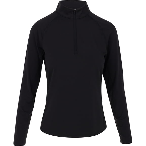 Puma YOU V Brr Solid 1/4 Zip Puma Black Outerwear Women L