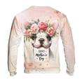thumbnail image 2 of Happy Mother's Day French Bulldog with Flower Crown and Greeting Card All Over Print 3D Sweatshirt Unisex Merch Dog Lover Gifts - 13004, 2 of 6