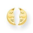 thumbnail image 1 of Beautiful 14k Madi K Moon w/ face Post Earrings, 1 of 1