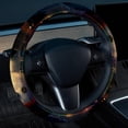 thumbnail image 2 of Snowman 14.5 Inch Printing PVC Leather Car Wheel Cover Auto Accessories Steering Wheel Covers, 2 of 6