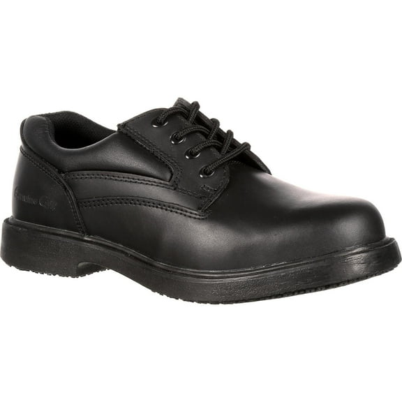 Genuine Grip Steel Toe Slip-Resistant Oxford Size 8(W)