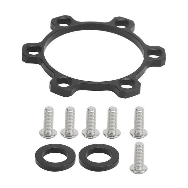 Conversion base for 142-148mm mountain bike rear wheel hub, for brake disc