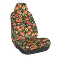 thumbnail image 1 of Wukai Fruits Peach Full Set Car Seat Covers with Soft Padding Universal Auto Front Seats Protector and Cushion Mat, 1 of 5