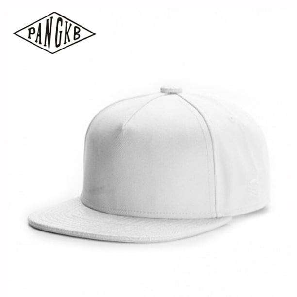 PANGKB-Gorra de béisbol de color blanco para hombre y mujer, gorra deportiva de estilo hip hop, snapback, para adultos, para exteriores Fivean unisex