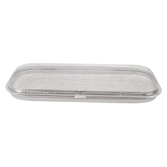 BIMZUC 304 Stainless Steel Dishwasher Utensil Basket – Compact 4.5x10.4x1.4in Mesh Holder for Spoons, Chopsticks & Forks, Durable & Space‑Saving