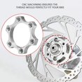 thumbnail image 4 of Roue Libre en Alliage d'Aluminium pour Vélo Moyeux Filetés Rotor de Frein à Disque 6 Boulons Adaptateur de Rotor Pièce 44mm 48MM, 4 of 4
