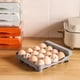 thumbnail image 1 of Tipo de cajón Caja de almacenamiento de huevos Bandeja de huevos de doble capa Contenedor Hogar Cocina (Gris) Ndcxsfigh Libre de BPA, 1 of 6