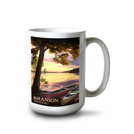 

15 fl oz Ceramic Mug Branson Missouri Sunset Scene Dishwasher & Microwave Safe