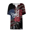 thumbnail image 6 of 250th Anniversary USA Shirts for Women American Flag T-Shirt 4th of July Shirt 250 Years Birthday Patriotic Tops, 6 of 6
