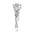 thumbnail image 3 of 3/4 Carat T.W. Diamond Women's Halo "Sienna" Engagement Ring in 10k White Gold by Keepsake, 3 of 7