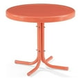 thumbnail image 1 of Pemberly Row Table d'Appoint Rétro Contemporaine pour Extérieur en Corail Brillant, 1 of 8