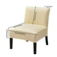 thumbnail image 3 of Thick Armless Chair Covers Stretchable Slipcover Unique Color Print for Living Room Dining Room Decoration 1PC, 3 of 6