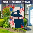 thumbnail image 2 of Shmbada American Thank You Garden Flag Double Sided 12"x18" Patriotic Memorial Day, Fourth of July and Veterans Day Yard Flags for Outdoor Decor, 2 of 5