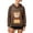Coffee, variant on Pet Pouch Hoodie For Women, Front Zip Drop Shoulder Pullover Sweatshirt, Pet Carrier Sweater For Small Dogs & Cat, Coffee, XXXL