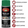 thumbnail image 5 of Color Care Multi-Surface Enamel Spray Paint and Rust Inhibitor, Dark Green, 12 fl oz, 6-Pack, 5 of 6