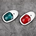 thumbnail image 2 of Navigation Signal Light Side Boat Light Boat Sidelight Yacht Lamp Marine Navigation Light 2Pcs Signal Lamp Red Green LED Waterproof Boat Navigation Light DC12V 3WWhite, 2 of 8