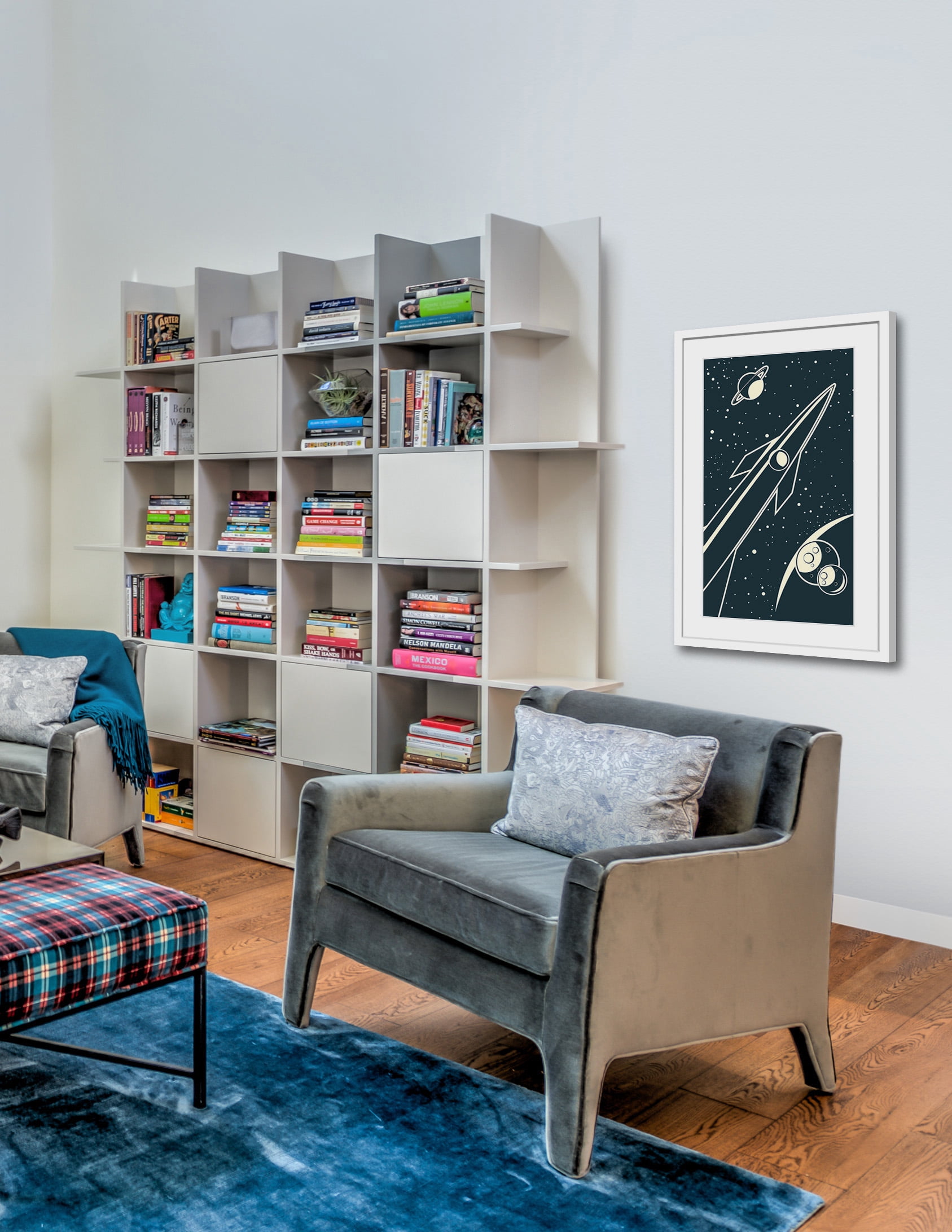 "Deep Space" Framed Painting Print