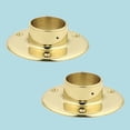 thumbnail image 2 of 2 5" Floor Flange Solid Brass Fits 2" Tubing Bracket | Renovator's Supply, 2 of 2
