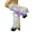 Blanc, variante sur CNKOO 1 Paire Femmes Automne Hiver Lumière LED Chauffe-Jambes Duveteux Imitation Fourrure Couvre-Bottes Peluche Élastique Chaussettes de Jambe Accessoires Mode