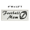 thumbnail image 2 of Football Mom Sports Star 4" W x 1.5" T Iron/Sew On Decorative Patch Travel Souvenir, 2 of 2