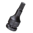thumbnail image 1 of Genius Tools 3/8" Dr. M6 Triple Square Impact Bit Socket, 76mmL (CR-Mo) - 3476T06, 1 of 1