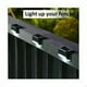 thumbnail image 3 of Luces solares para terraza, iluminación blanca cálida impermeable para exteriores para escalones de patio, luces solares con carcasa ABS duradera, encendido y apagado automático al anochecer y, 3 of 5