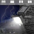 thumbnail image 2 of Lampe Murale à Induction Solaire Améliorée 56led Ip65 Étanche Réglable Sécurité Solaire, 2 of 2
