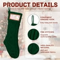 thumbnail image 3 of Hello Kitty Christmas Stockings 18 inch Large Personalized Knitted Xmas Hanging Stocking Decorations for Holiday Christmas Party Family Decor, 3 of 6