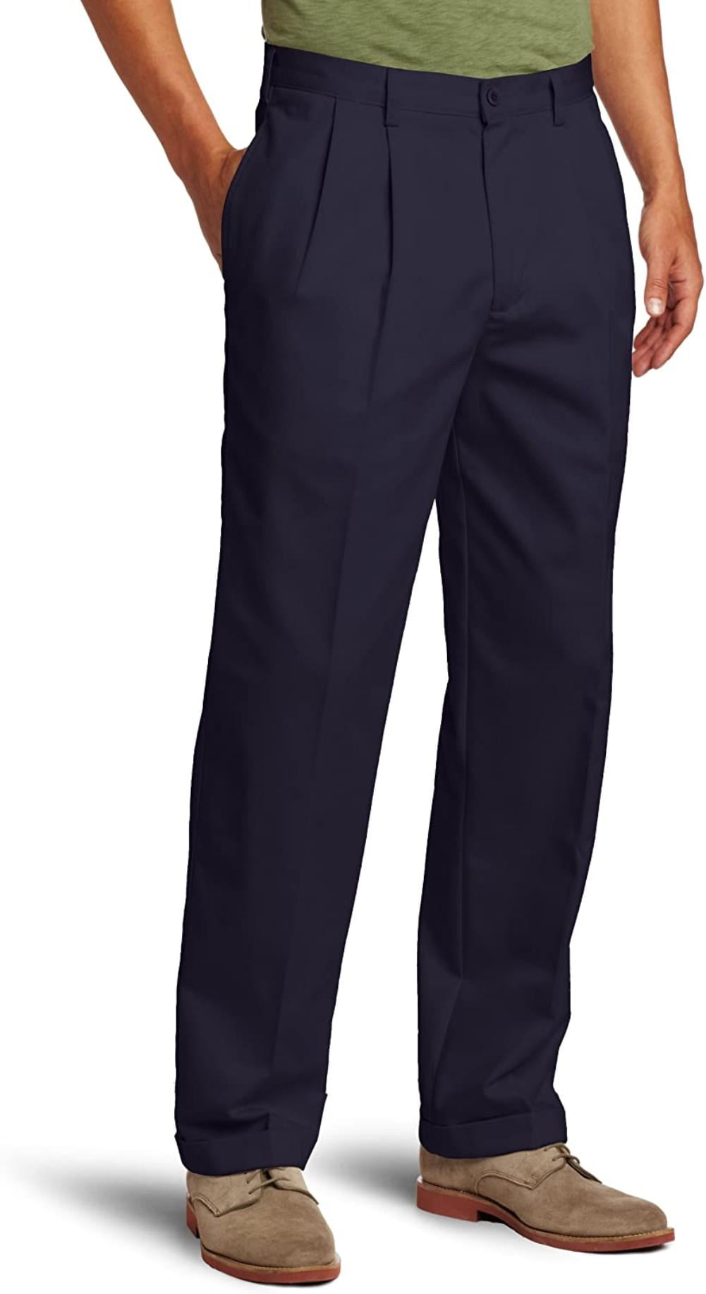 IZOD Mens American Chino Pleated Pant 
