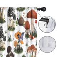 thumbnail image 4 of Blackout Kids Curtains,Brown Mushroom Plant White Pattern Childrens Insulated Curtains Set Of 2,Bedroom Essentials,Toddler Room Decor 42"x54", 4 of 5