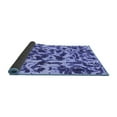thumbnail image 2 of Ahgly Company Indoor Round Abstract Blue Modern Area Rugs, 6' Round, 2 of 4