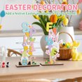 thumbnail image 3 of Decoraciones de Pascua, Adornos de Pascua, Regalos de Pascua 2025 Decoraciones de Pascua Impresión de madera de Pascua Colgante con diseño de Pascua, 3 of 7